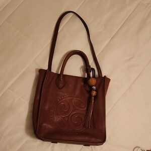 Brown Leather Tote Bag